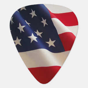 USA American Flag Guitar Pick