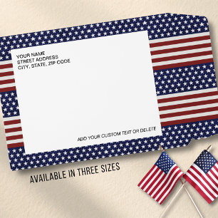 USA American Flag July 4 Shipping Envelope Mailer