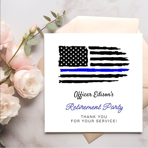USA American Flag Military Retirement Party