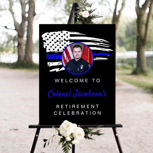 USA American Flag Military Retirement Welcome Sign