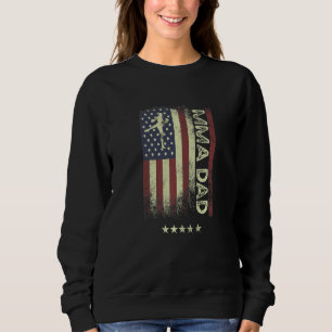 USA American Flag  MMA Dad  1 Sweatshirt