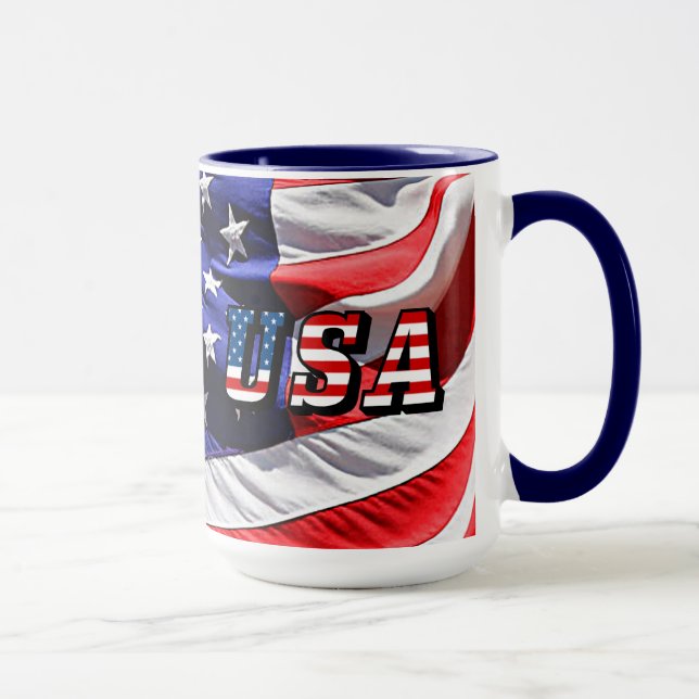 USA - American Flag Mug (Right)