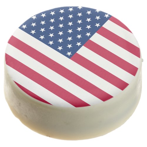 USA American Flag Patriotic 4th of July Party Chocolate Covered Oreo