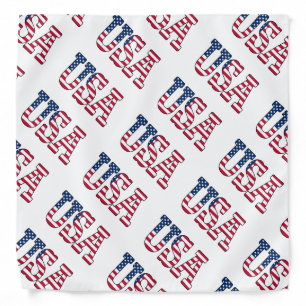 USA American Flag Patriotic Bandana