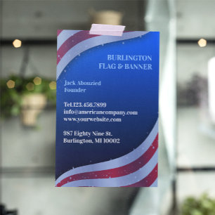 USA American Flag Patriotic Flyer Template