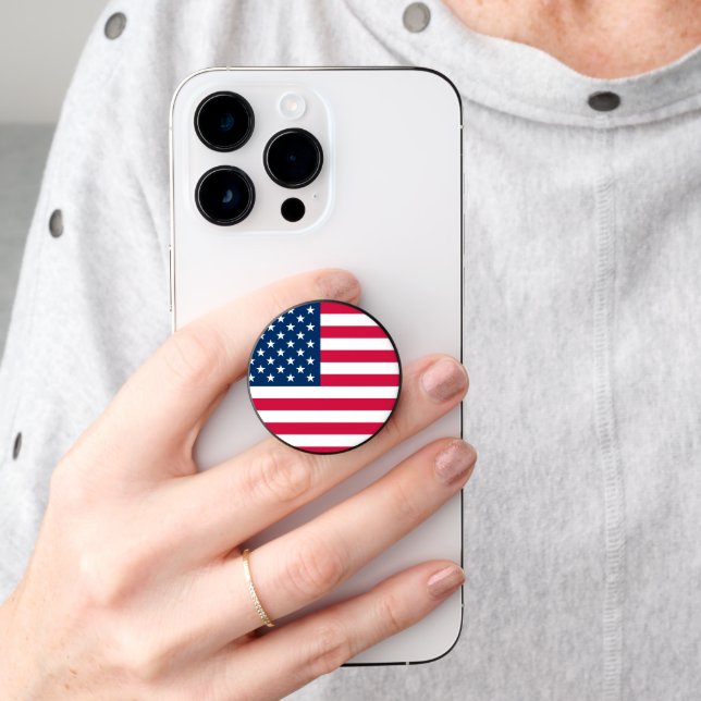 USA American Flag PopSocket (Hand)
