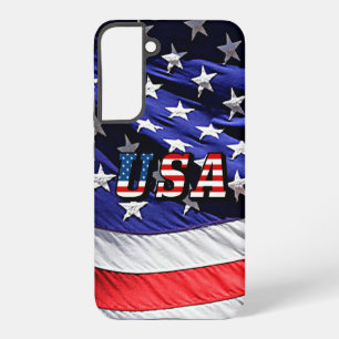USA American Flag Samsung Galaxy S22+ Case