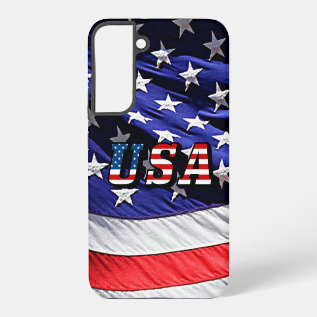 USA American Flag Samsung Galaxy Case (Back)
