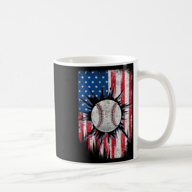 Usa American Flag Sell 4th Of July Independence Da Coffee Mug (Right)