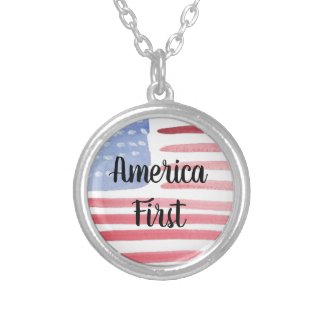 Personalized Amercan Flag Jewelry