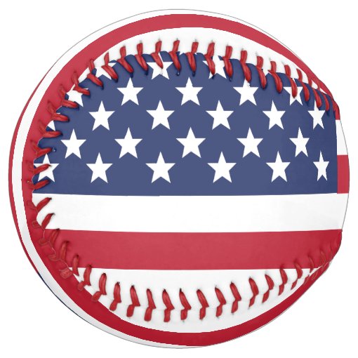 USA American Flag Softball | Zazzle