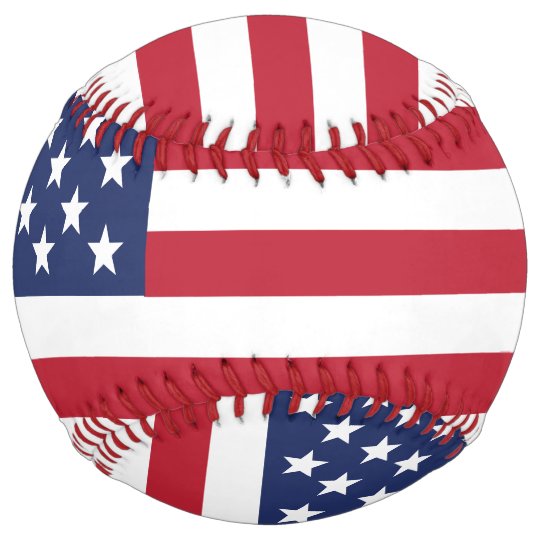 USA American Flag Softball