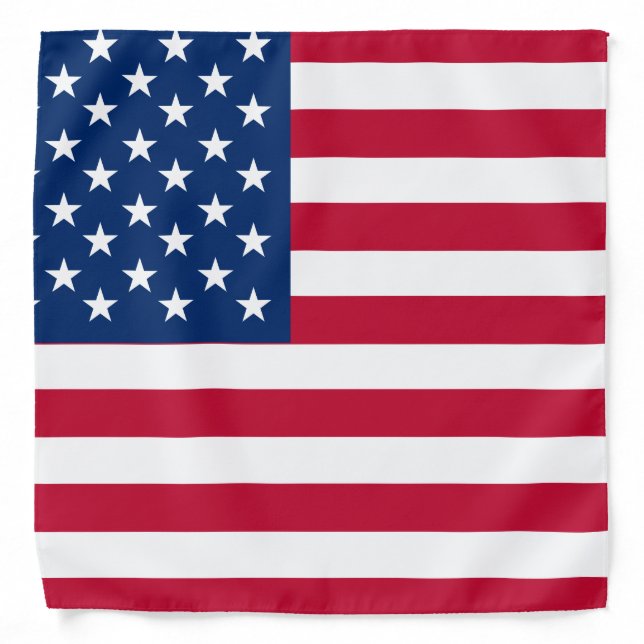 USA American Flag Stars and Stripes Bandana (Front)