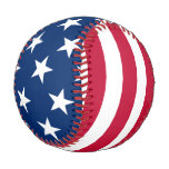 USA American Flag Stars and Stripes Baseball
