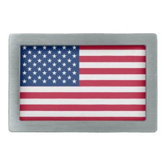 USA American Flag Stars and Stripes Belt Buckle