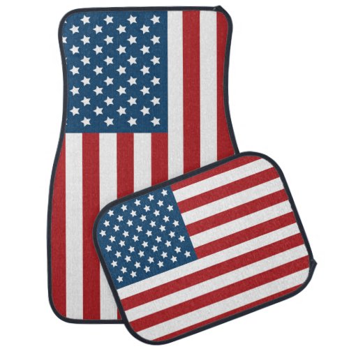 USA American Flag Stars and Stripes Car Mat