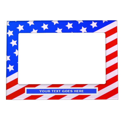 USA American Flag Stars and Stripes July 4 Magneti Magnetic Frame