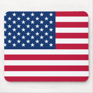 USA American Flag Stars and Stripes Mouse Pad