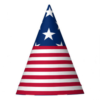 USA American Flag Stars and Stripes Party Hat