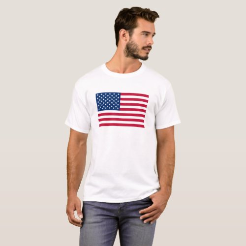 USA American Flag Stars and Stripes T_Shirt