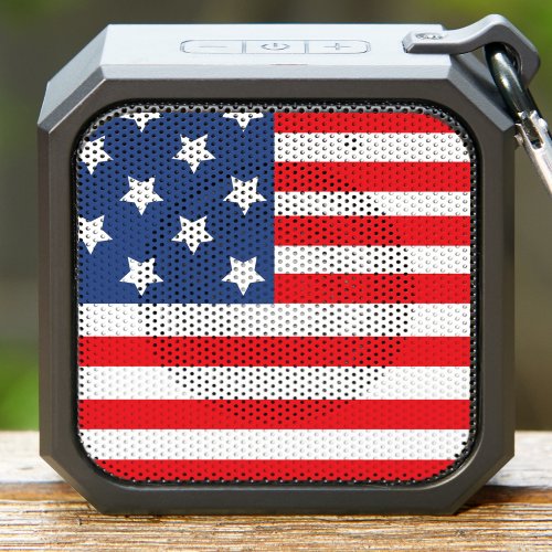 USA American Flag Stars  Stripes Patriotic Bluetooth Speaker