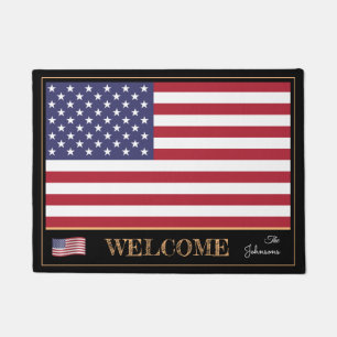 USA & American Flag - States mats /sports Welcome