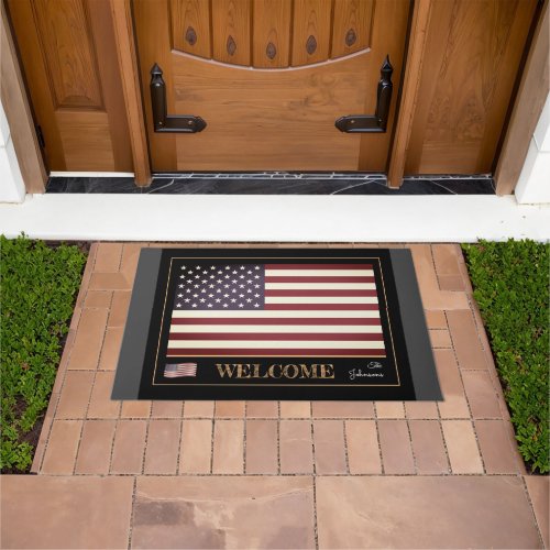 USA  American Flag _ States mats sports Welcome