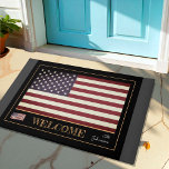USA & American Flag - States mats /sports Welcome<br><div class="desc">Doormat: USA Flag & United States of America "Welcome" mats - love my country,  travel,  holiday,  national patriots / sports fans</div>