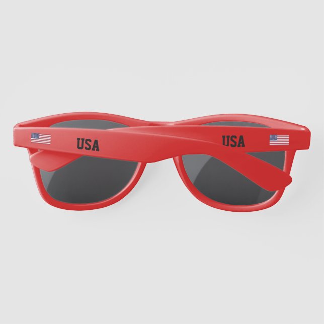 USA American Flag Sunglasses (Back)
