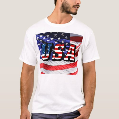 USA _ American Flag T_Shirt