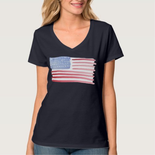 USA American Flag T_Shirt