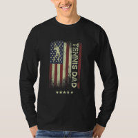 USA American Flag  Tennis Dad 1