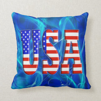 USA AMERICAN FLAG THROW PILLOW