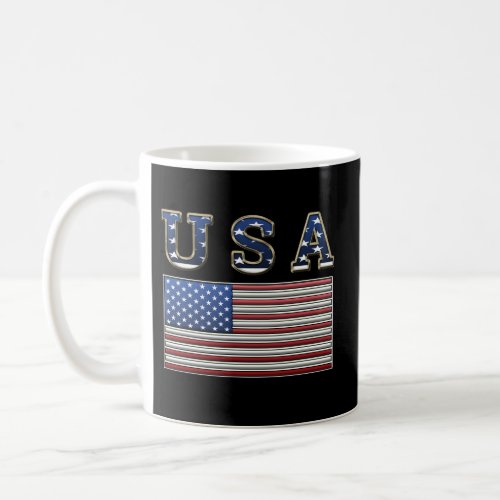 Usa American Flag United States Us Patriotic Coffee Mug