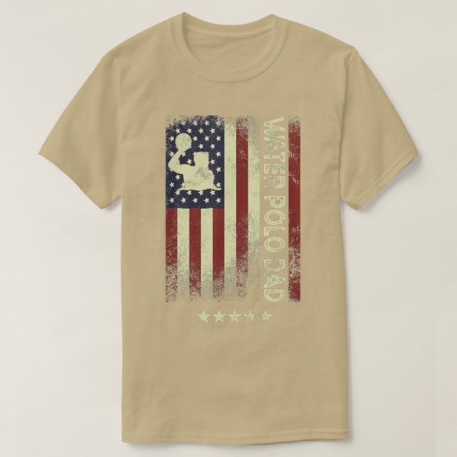 USA American FlagWater Polo Dad 1  (Design Front)
