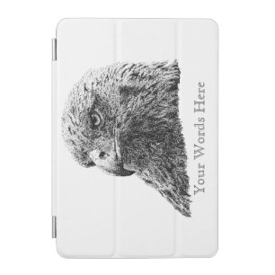 USA American Golden Eagle Custom Sketch Fine Art iPad Mini Cover