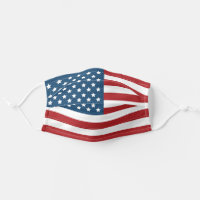 USA American Patriotic Flag Cloth Face Mask