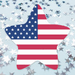 USA American Patriotic Stars Stripes Flag Sticker