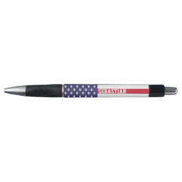 USA American Personalized Patriotic Flag Pen