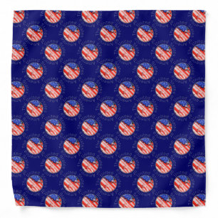 USA american red blue patriotic Bandana