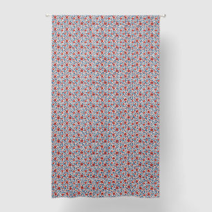 USA/American themed floral pattern Blackout Curtains