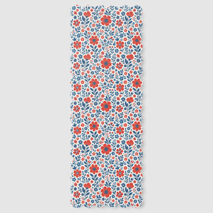 USA/American themed floral pattern Bookmarks