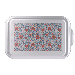 USA/American themed floral pattern Cake Pan