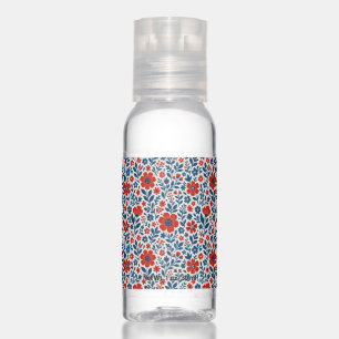 USA/American themed floral pattern Hand Sanitizer
