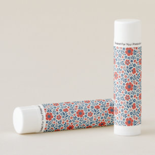 USA/American themed floral pattern Lip Balm