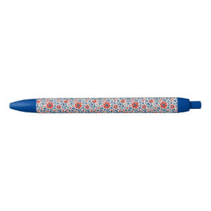 USA/American themed floral pattern Pen