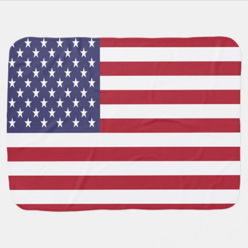 USA American United States Patriotic Flag Swaddle Blanket Zazzle
