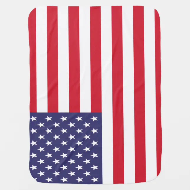 USA American United States Patriotic Flag Swaddle Blanket Zazzle