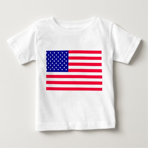 USA American US Flag Baby Fine Jersey T_Shirt