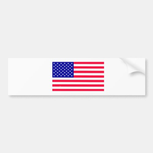 USA American US Flag Bumper Sticker